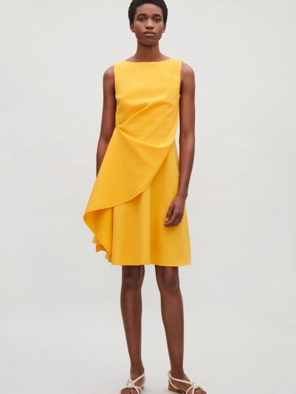 NWT COS Waterfall sleeveless dress
